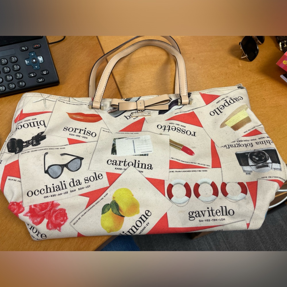 Kate Spade Italian Tote Bag